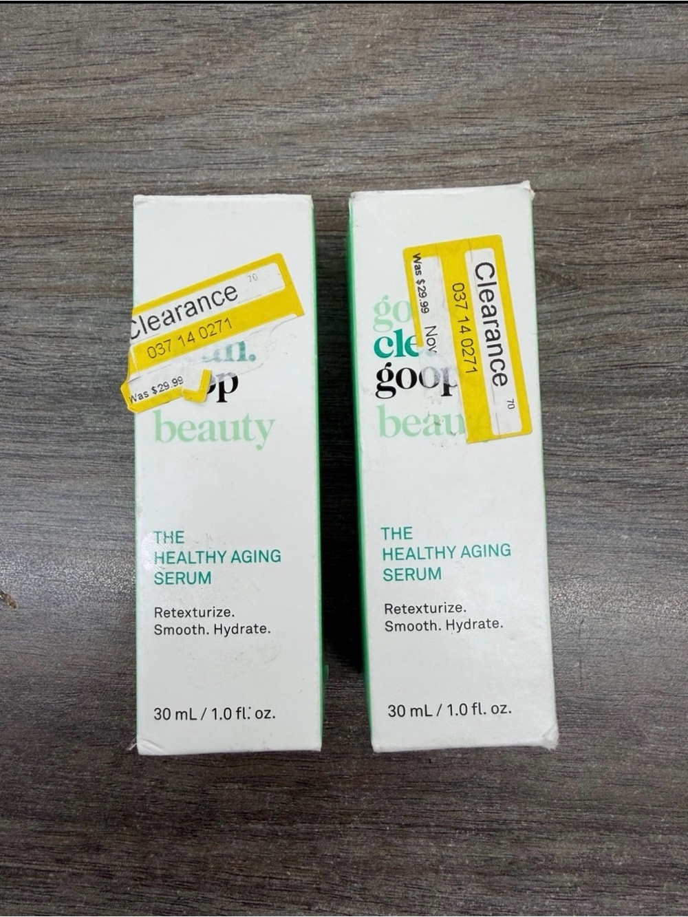 2/pack Good.clean.goop beauty The Healthy Aging Serum with Tranexamic Acid